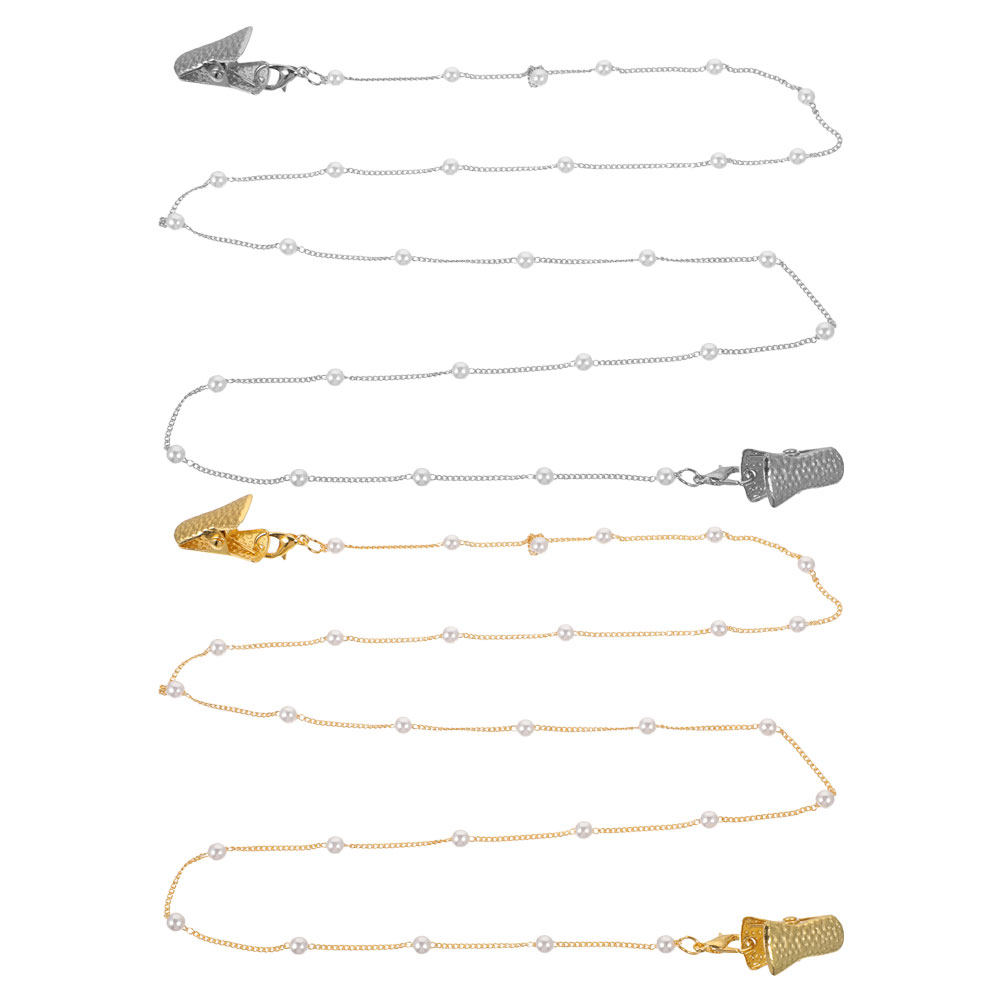 Mask Chain Holder - 2 pièces, chaîne élégante pour lunettes
