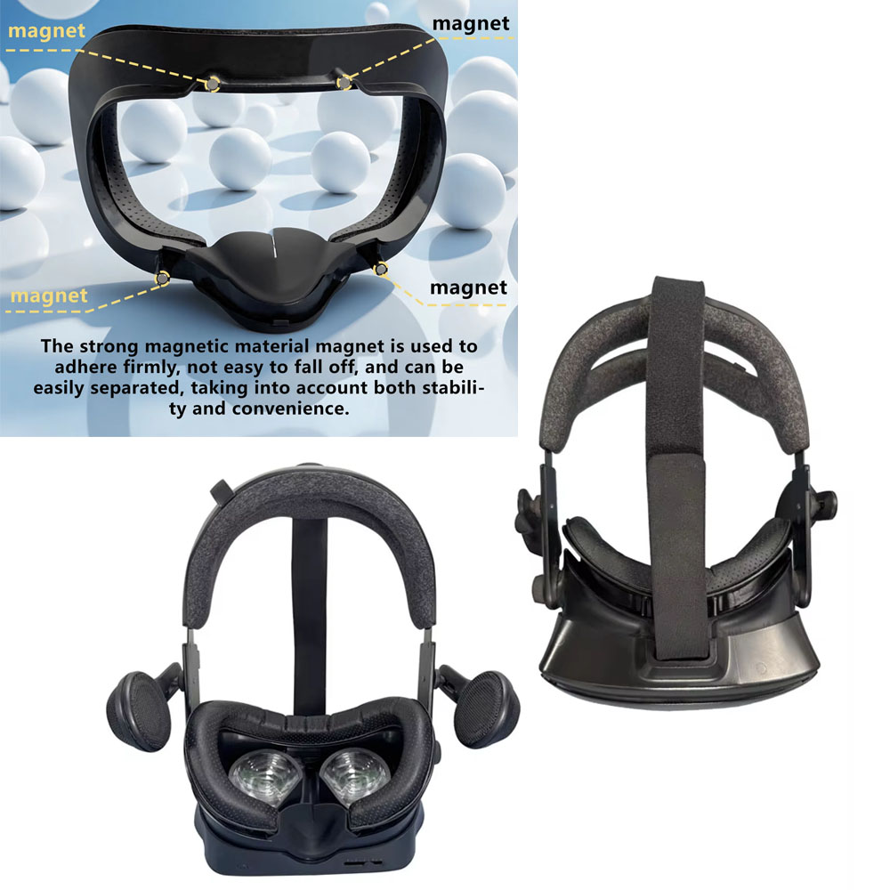 Silicone Mask Bracket - Masque magnétique élargi pour Valve Index,