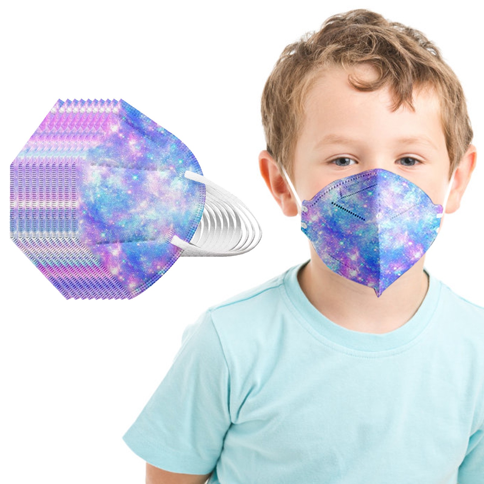 Masque facial imprimé Galax po - Kids Face Mask avis et prix